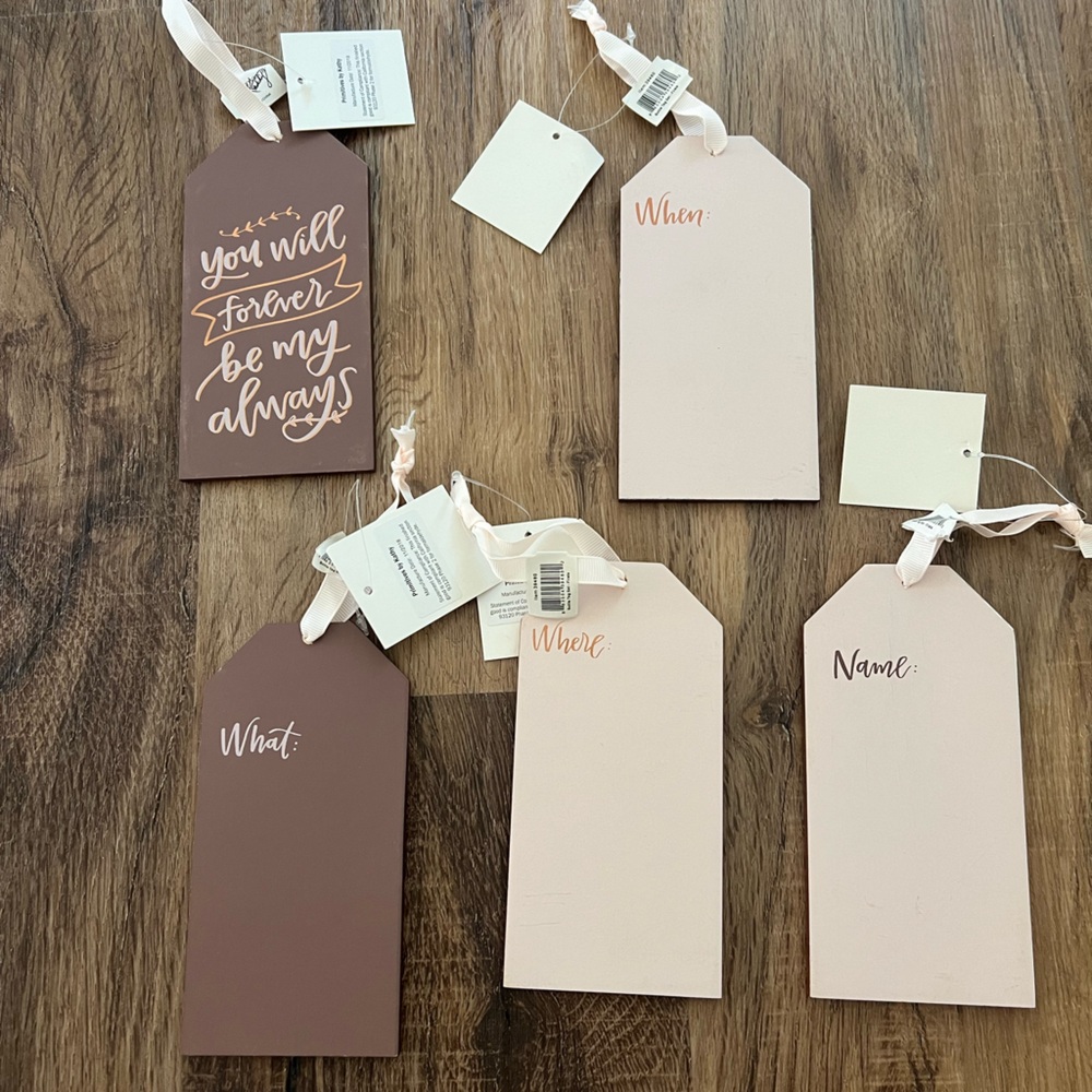 Wooden Ornaments / Wedding Bridal - Picture 2 of 2